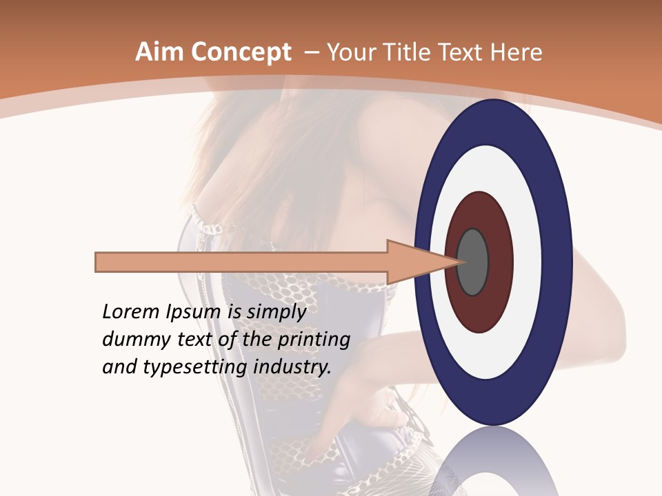 Cup High Leggings PowerPoint Template