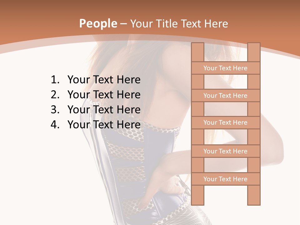 Cup High Leggings PowerPoint Template