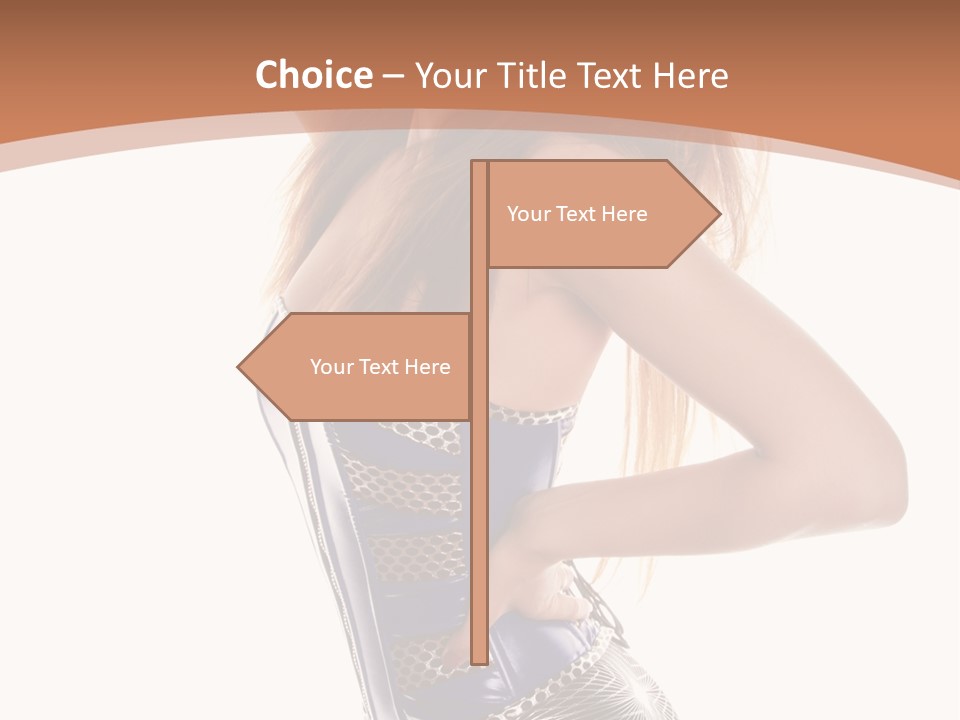 Cup High Leggings PowerPoint Template