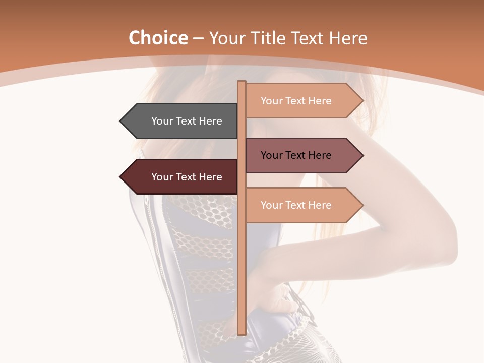 Cup High Leggings PowerPoint Template