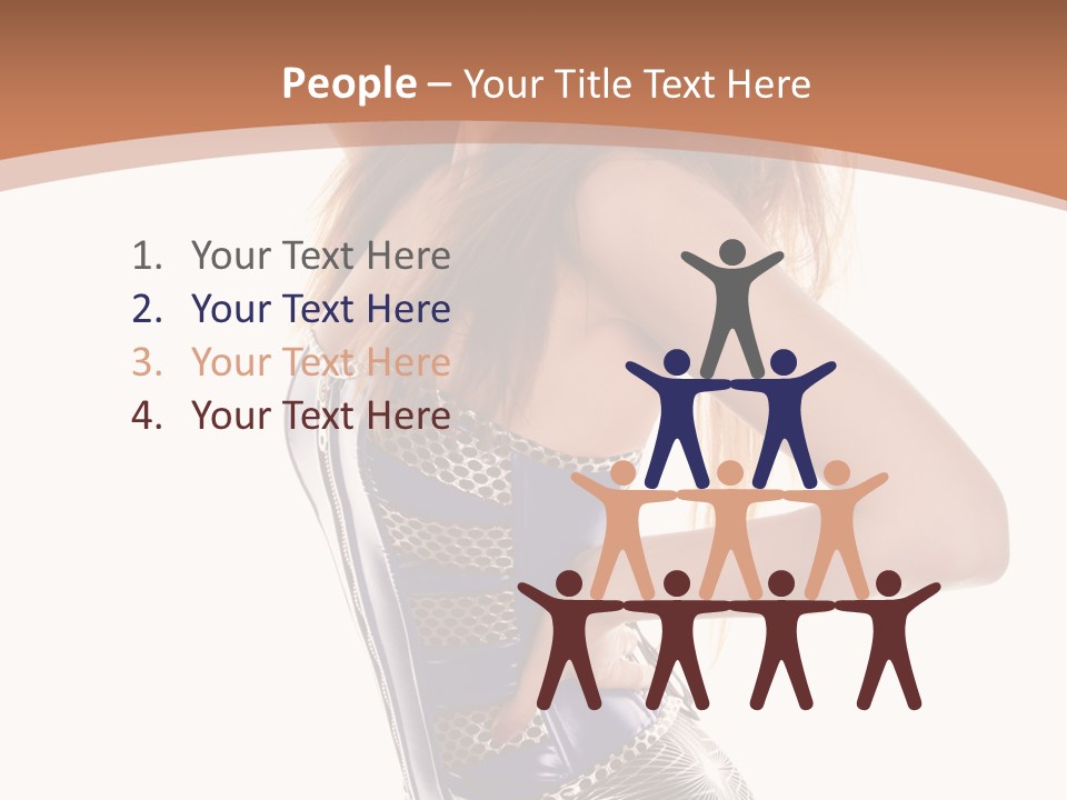 Cup High Leggings PowerPoint Template