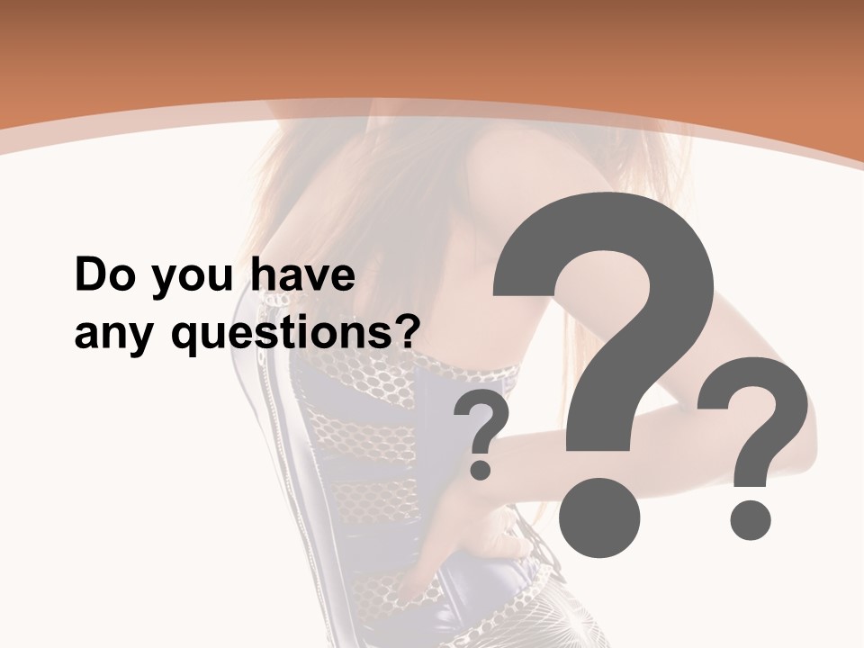 Cup High Leggings PowerPoint Template