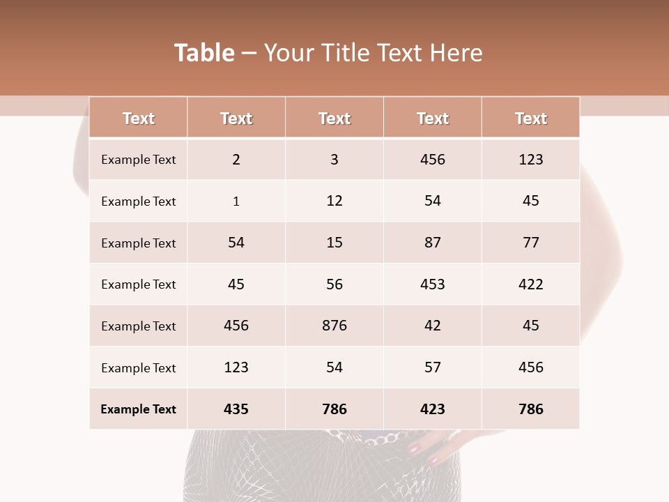 Curvy Woman Fetish PowerPoint Template