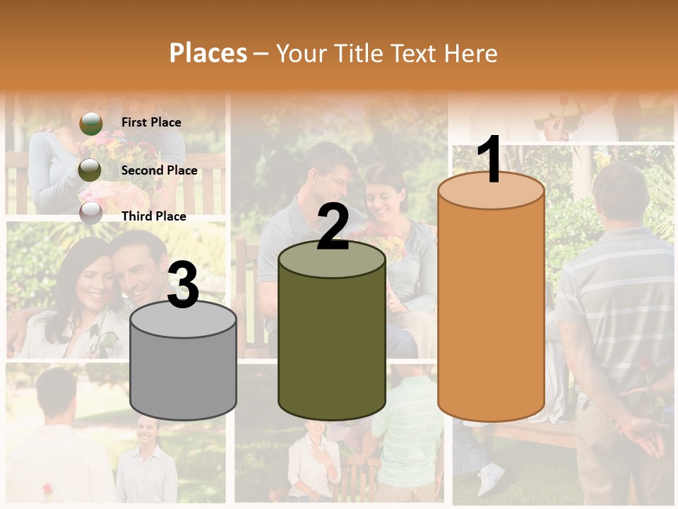 Enjoyment Joy Frisbee PowerPoint Template