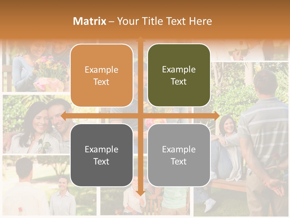 Enjoyment Joy Frisbee PowerPoint Template