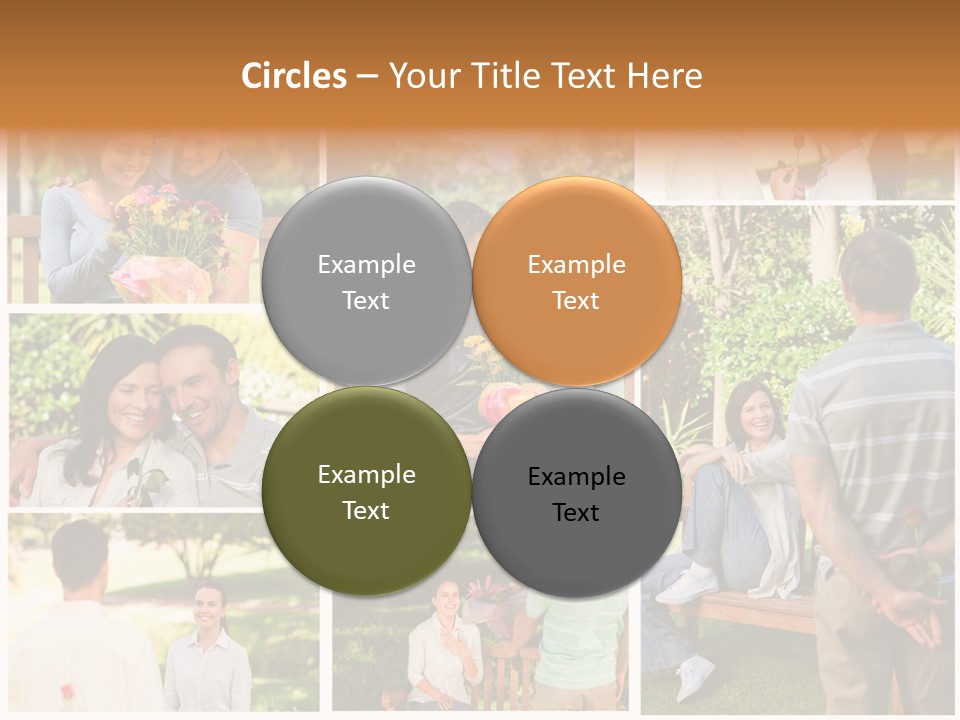 Enjoyment Joy Frisbee PowerPoint Template