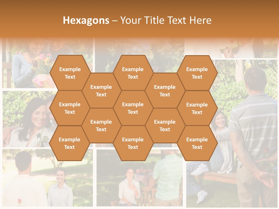 Enjoyment Joy Frisbee PowerPoint Template