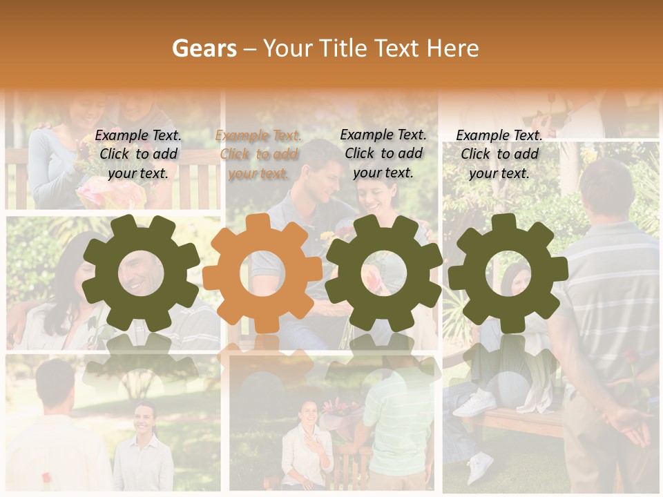 Enjoyment Joy Frisbee PowerPoint Template