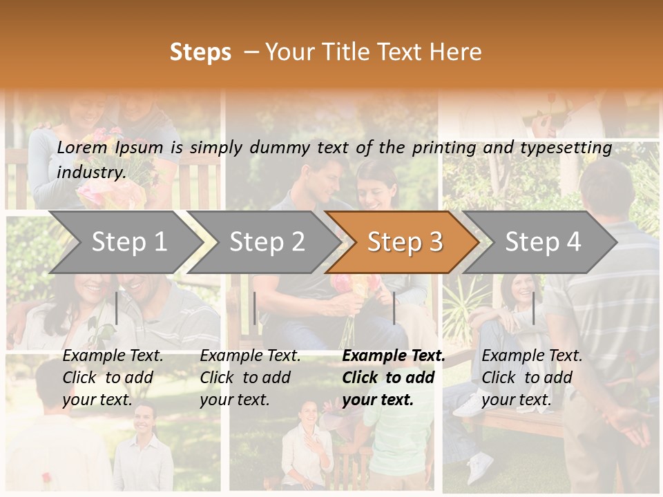 Enjoyment Joy Frisbee PowerPoint Template