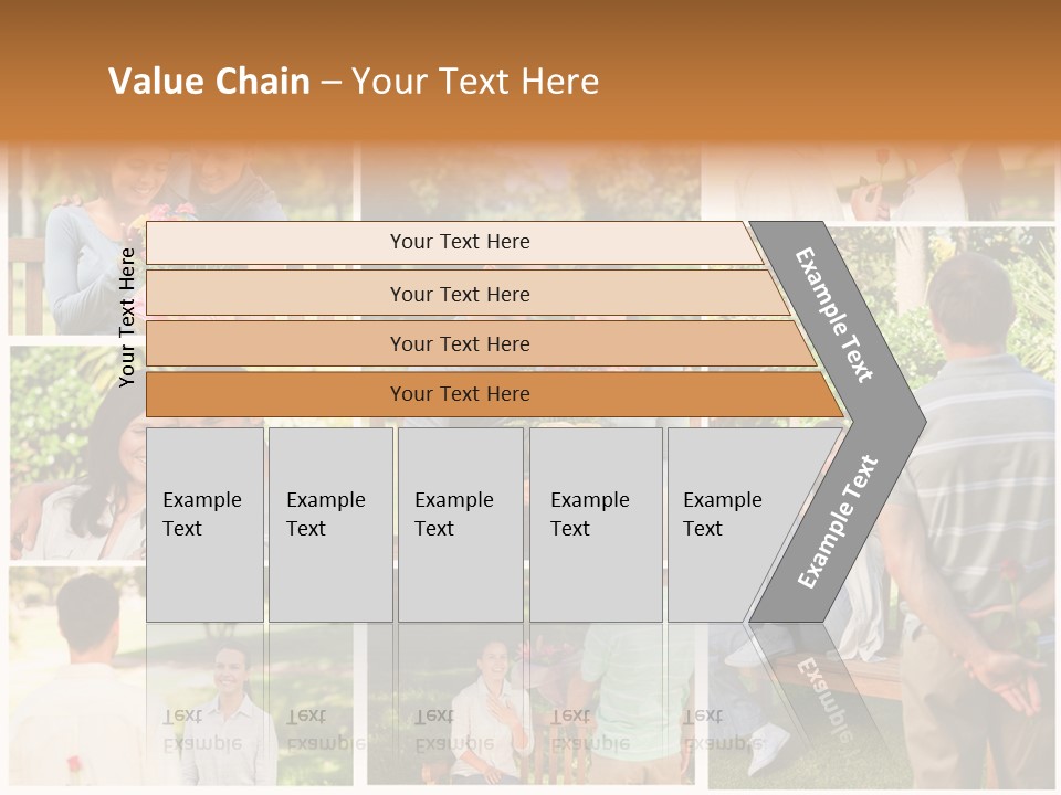 Enjoyment Joy Frisbee PowerPoint Template
