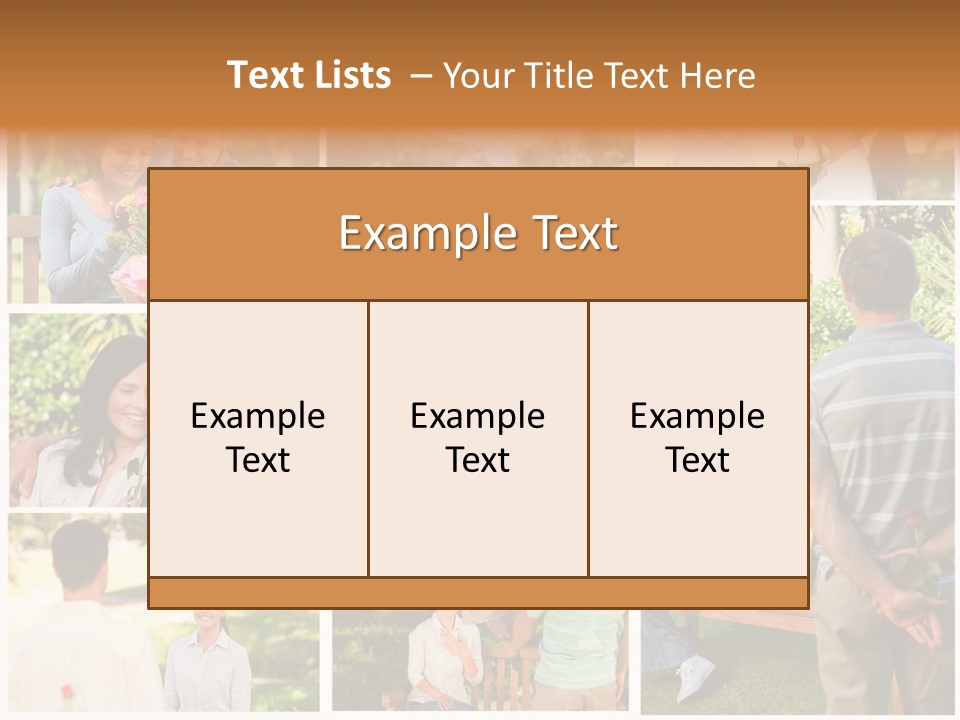 Enjoyment Joy Frisbee PowerPoint Template