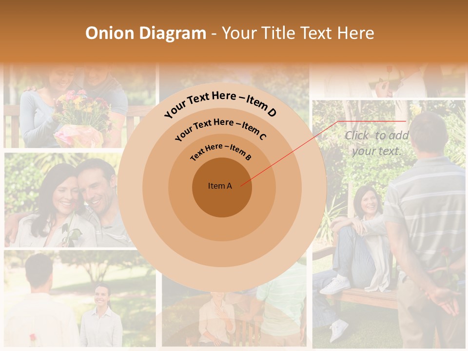 Enjoyment Joy Frisbee PowerPoint Template