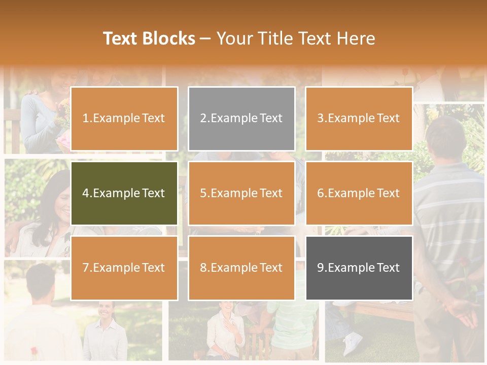 Enjoyment Joy Frisbee PowerPoint Template