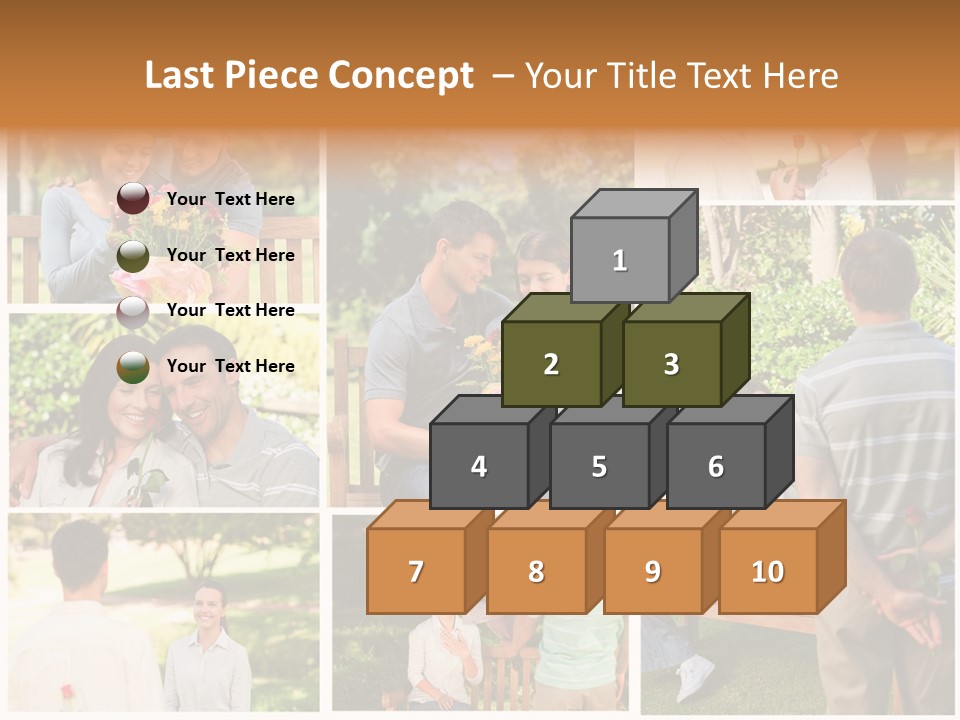 Enjoyment Joy Frisbee PowerPoint Template