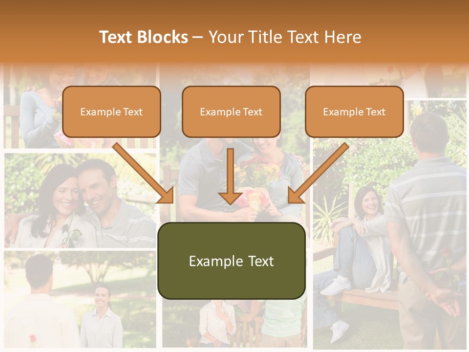 Enjoyment Joy Frisbee PowerPoint Template
