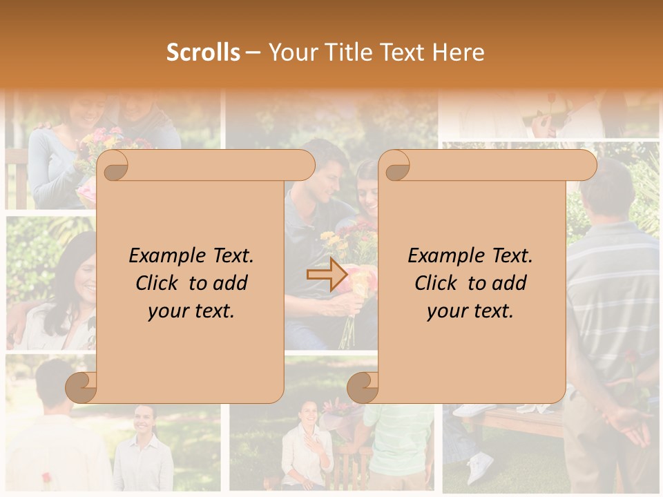 Enjoyment Joy Frisbee PowerPoint Template