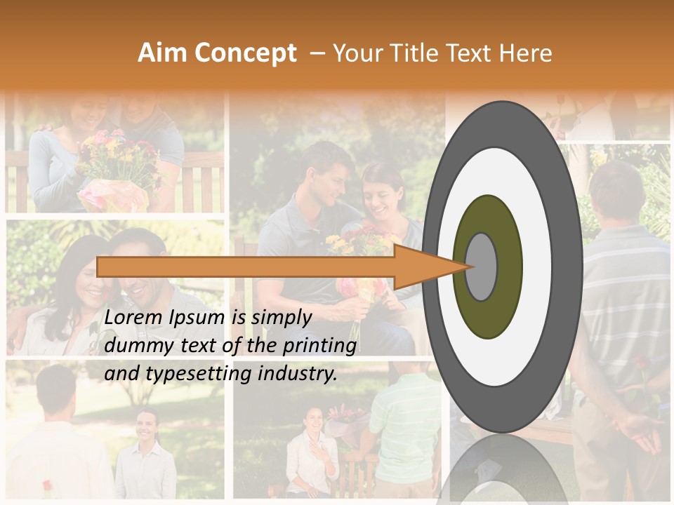 Enjoyment Joy Frisbee PowerPoint Template