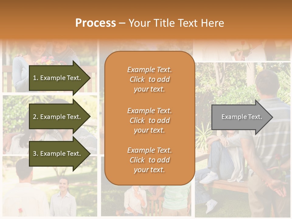 Enjoyment Joy Frisbee PowerPoint Template