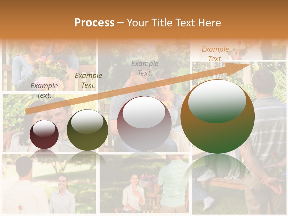 Enjoyment Joy Frisbee PowerPoint Template