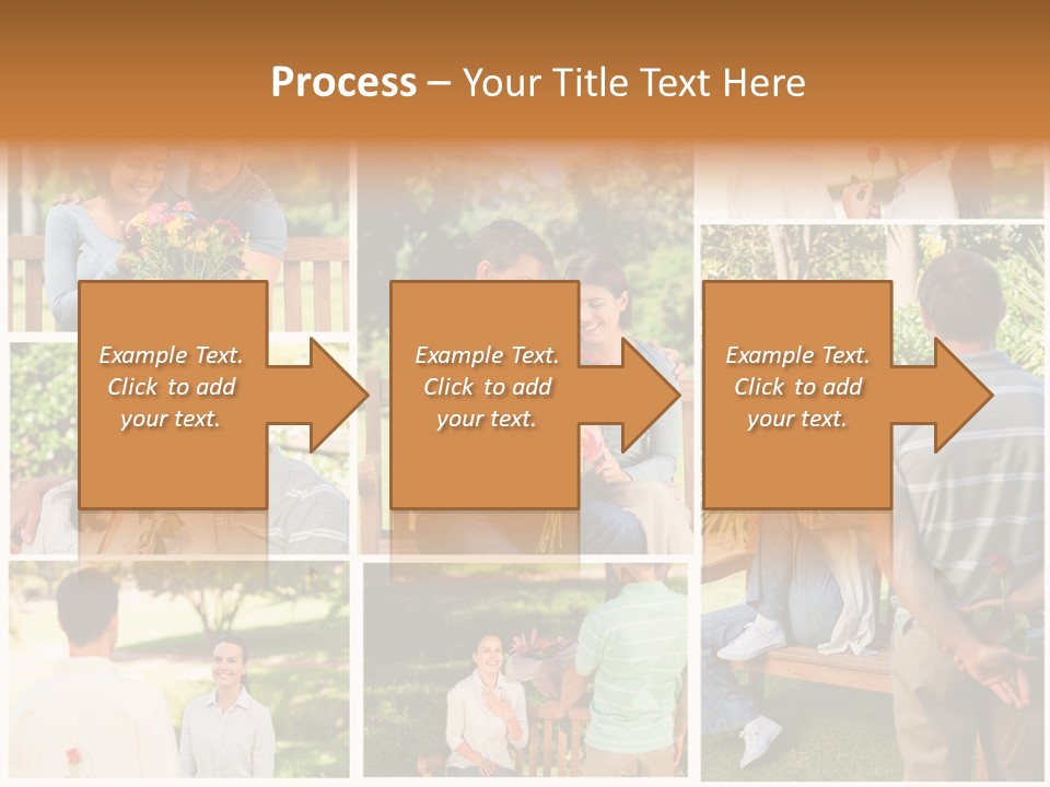 Enjoyment Joy Frisbee PowerPoint Template