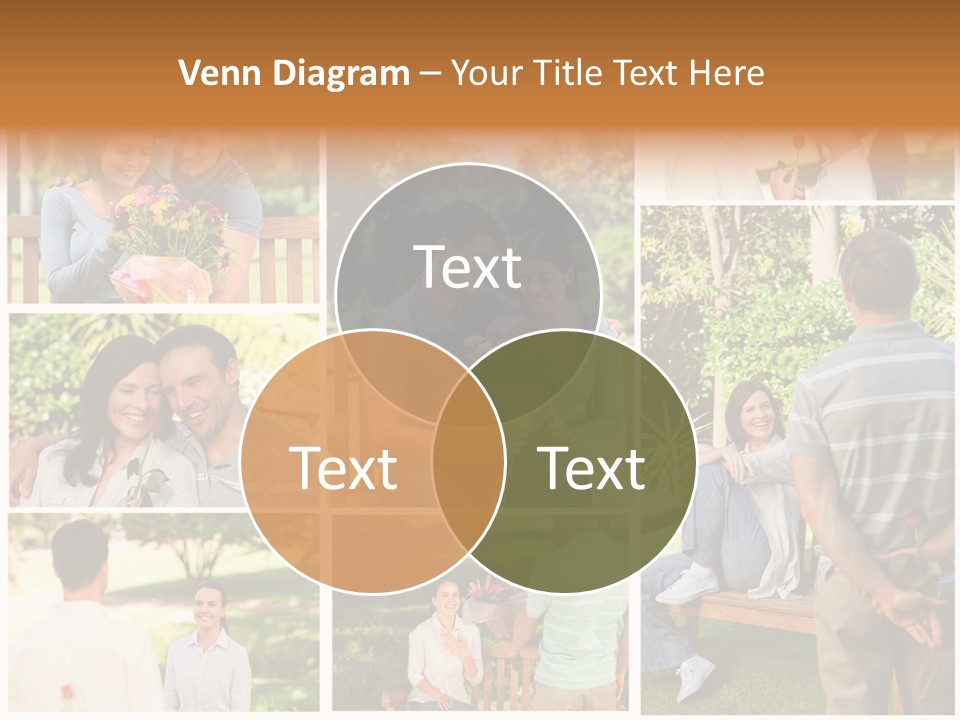 Enjoyment Joy Frisbee PowerPoint Template