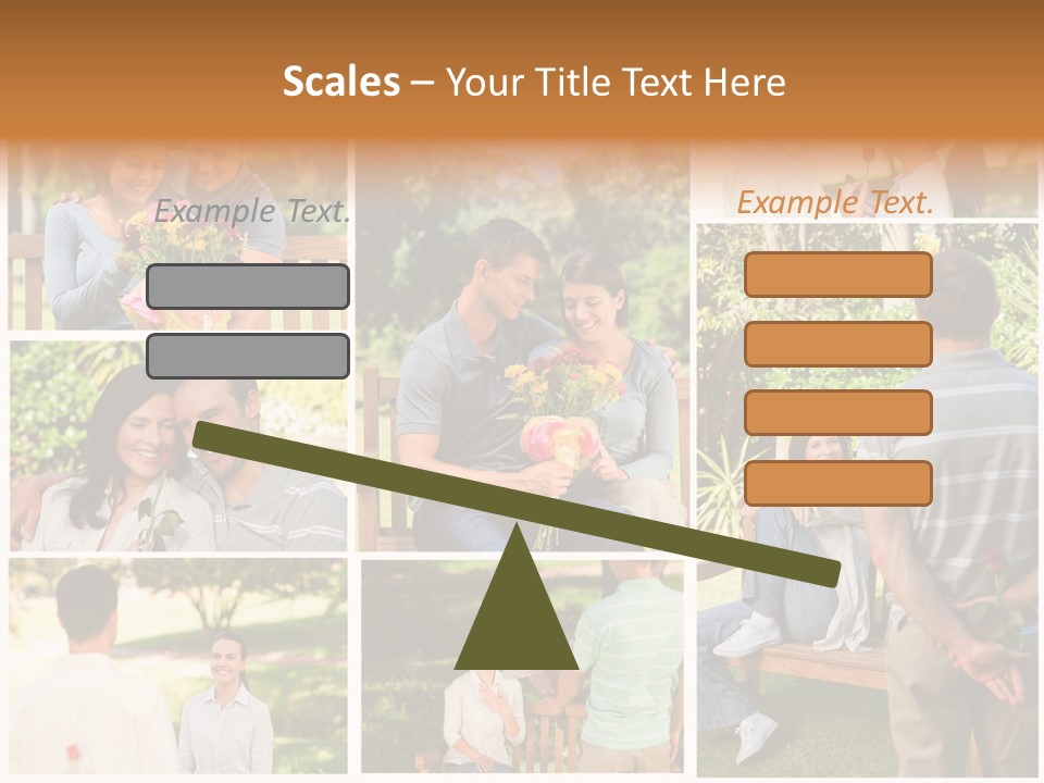 Enjoyment Joy Frisbee PowerPoint Template