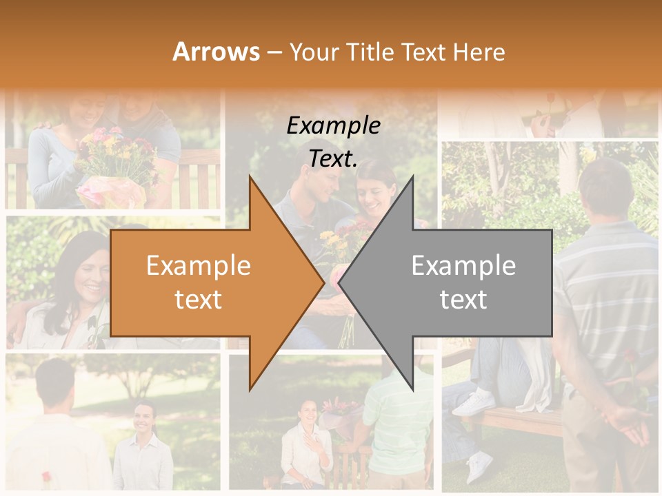 Enjoyment Joy Frisbee PowerPoint Template