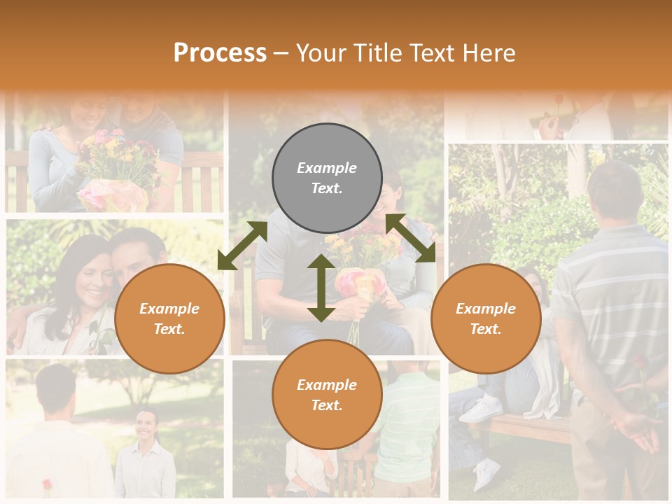 Enjoyment Joy Frisbee PowerPoint Template