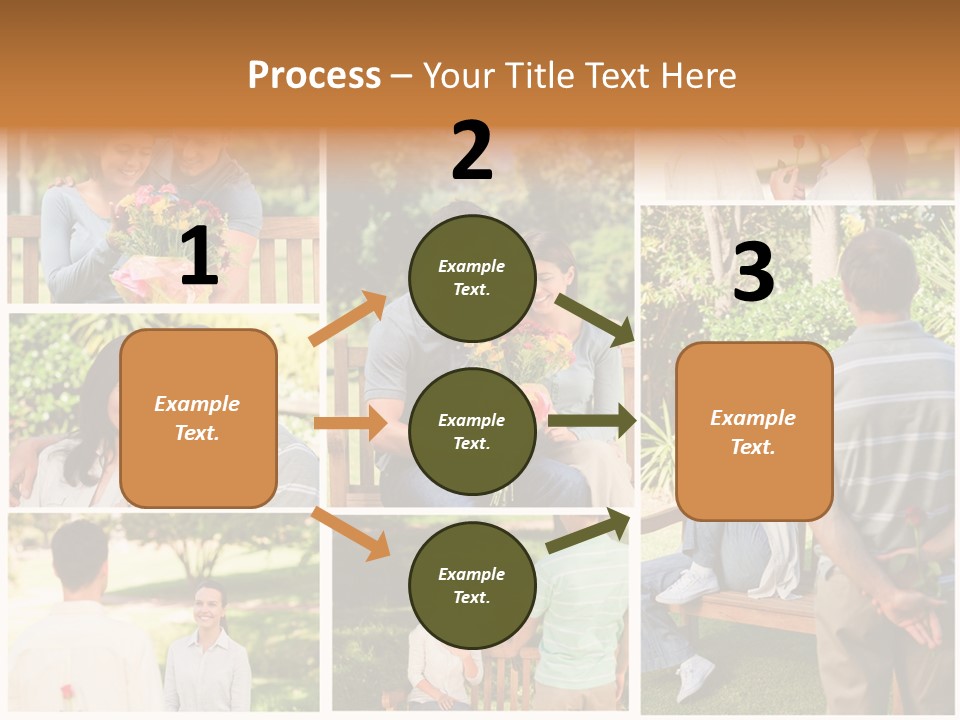 Enjoyment Joy Frisbee PowerPoint Template