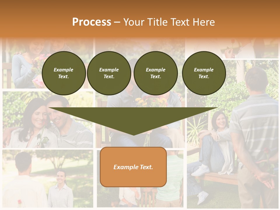 Enjoyment Joy Frisbee PowerPoint Template
