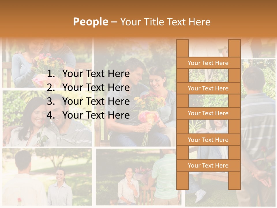 Enjoyment Joy Frisbee PowerPoint Template