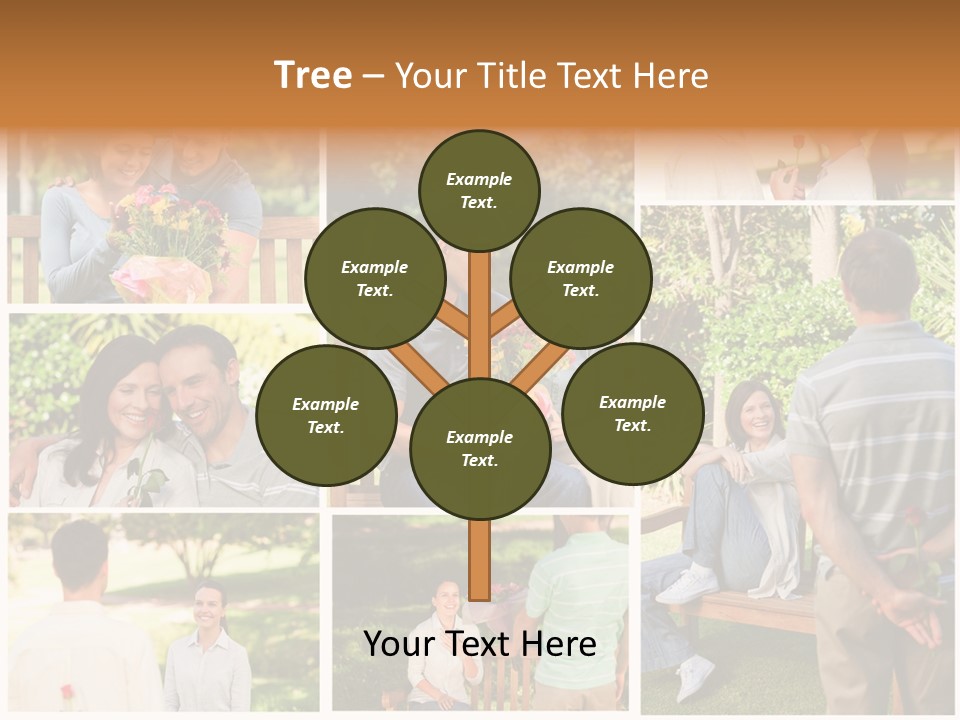 Enjoyment Joy Frisbee PowerPoint Template