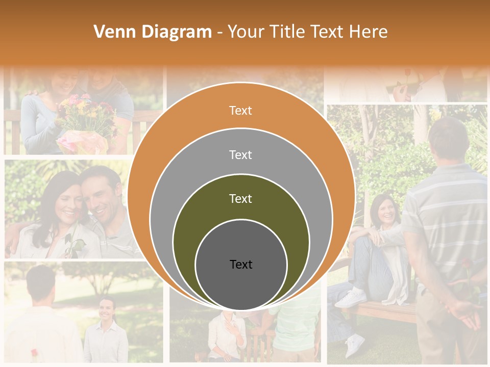 Enjoyment Joy Frisbee PowerPoint Template