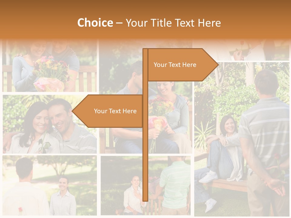 Enjoyment Joy Frisbee PowerPoint Template