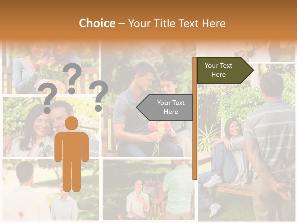 Enjoyment Joy Frisbee PowerPoint Template