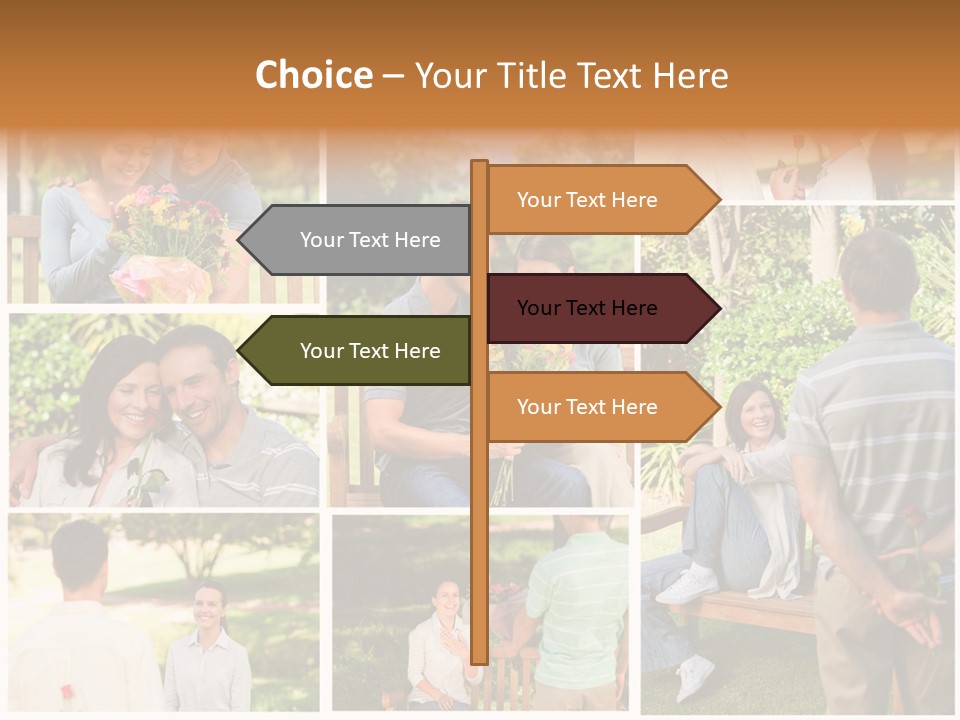 Enjoyment Joy Frisbee PowerPoint Template