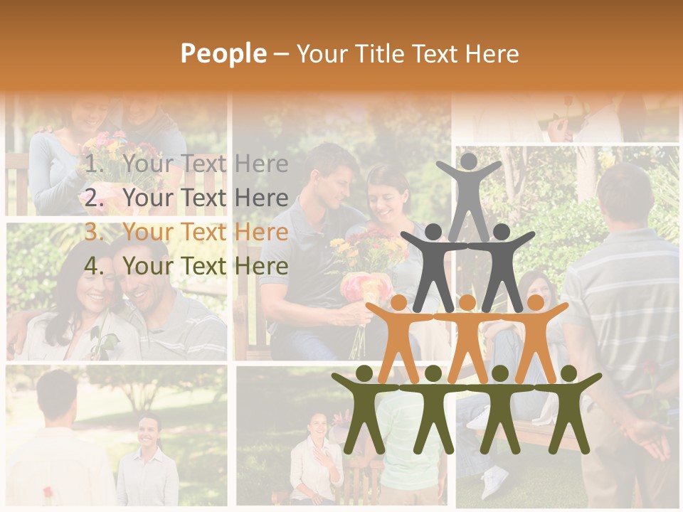 Enjoyment Joy Frisbee PowerPoint Template