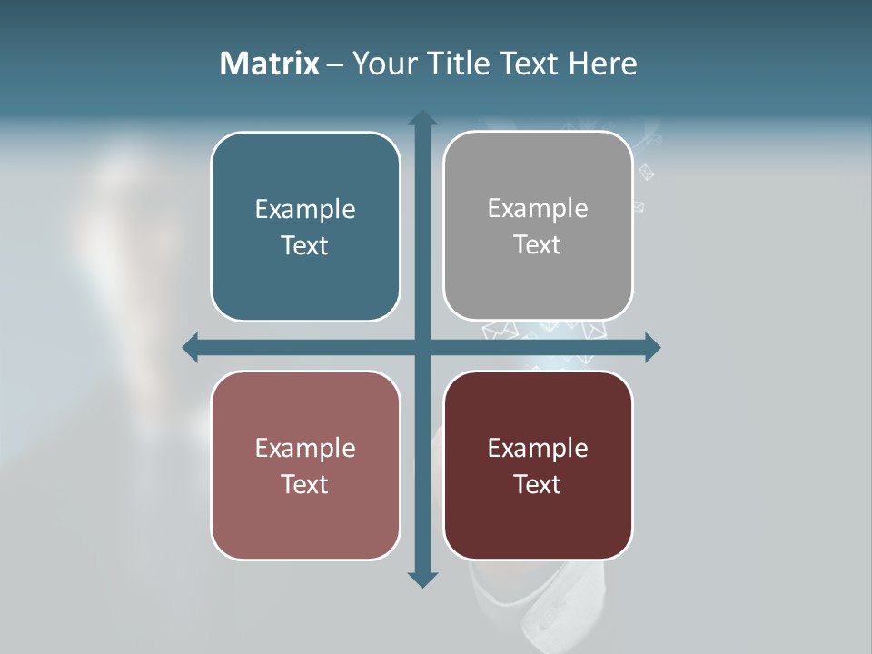 Light Bulb E Mail Globe PowerPoint Template