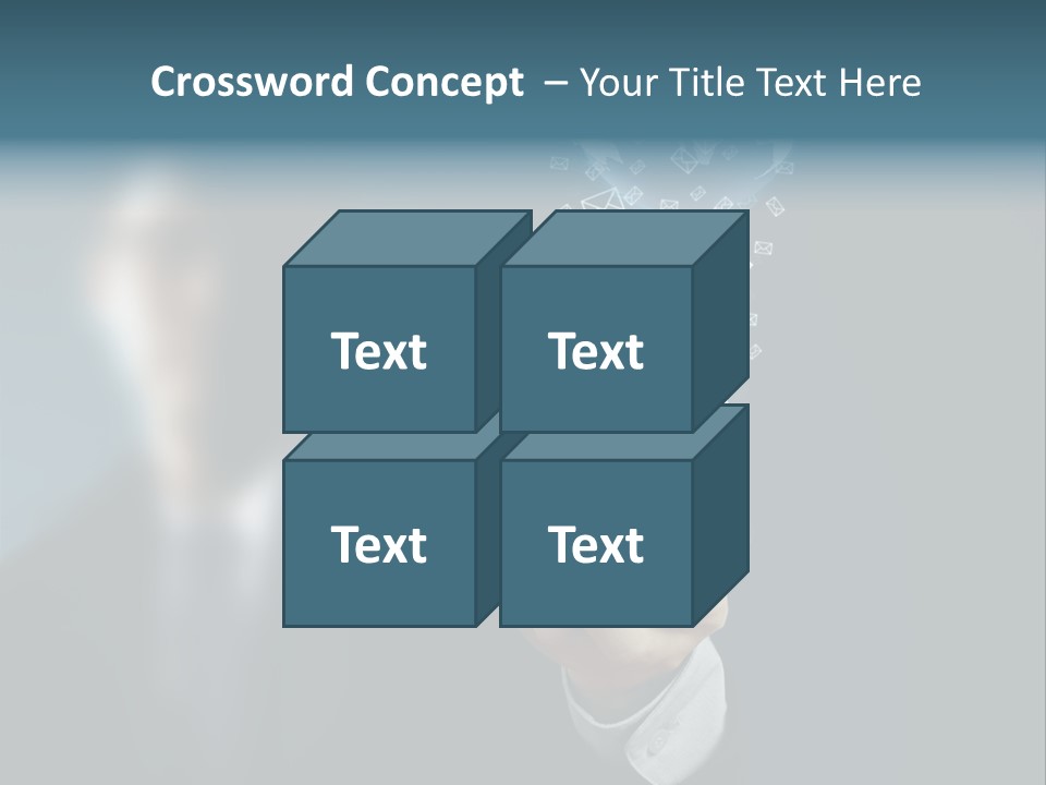 Light Bulb E Mail Globe PowerPoint Template