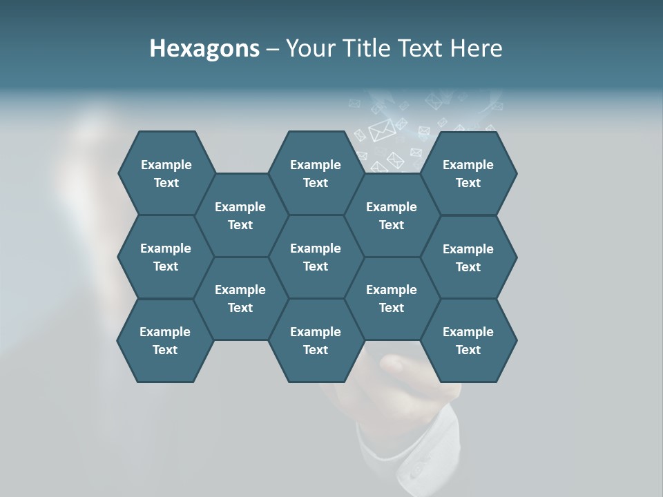 Light Bulb E Mail Globe PowerPoint Template