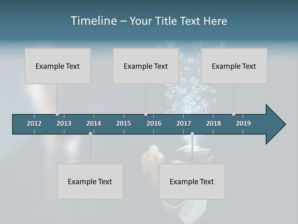 Light Bulb E Mail Globe PowerPoint Template