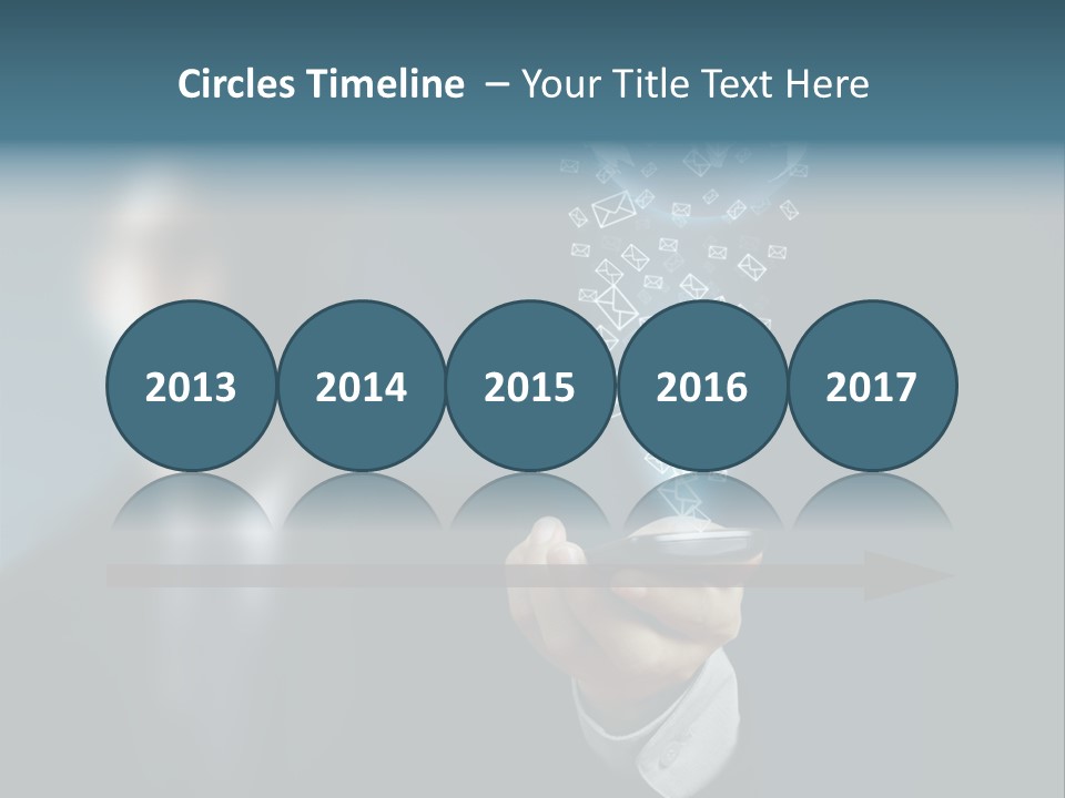 Light Bulb E Mail Globe PowerPoint Template