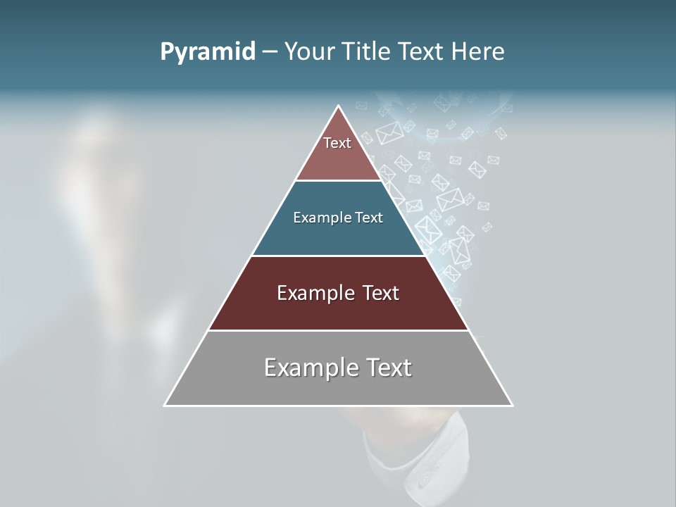 Light Bulb E Mail Globe PowerPoint Template