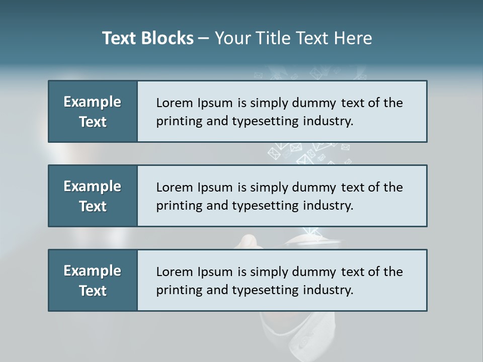 Light Bulb E Mail Globe PowerPoint Template