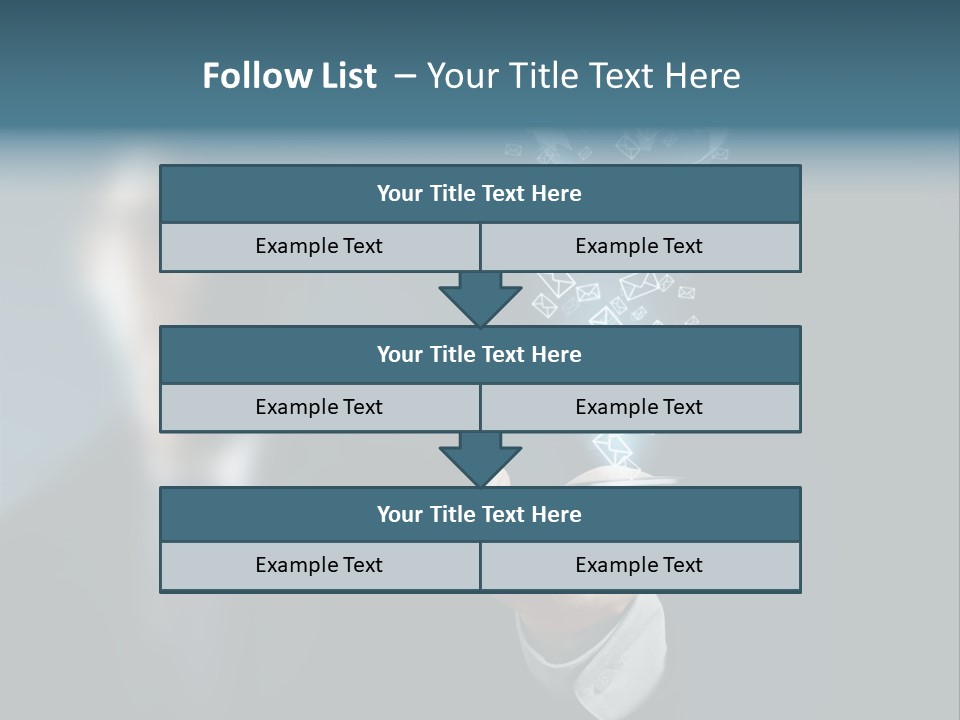 Light Bulb E Mail Globe PowerPoint Template