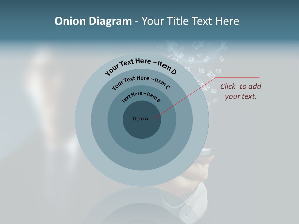 Light Bulb E Mail Globe PowerPoint Template