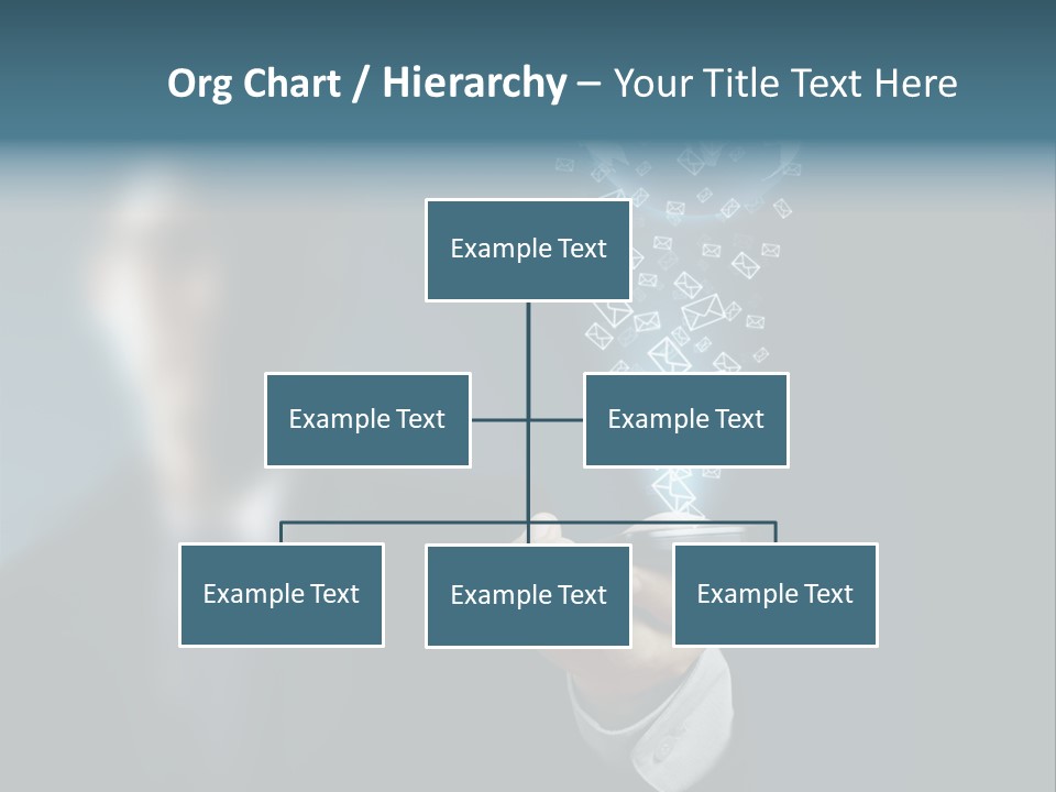 Light Bulb E Mail Globe PowerPoint Template