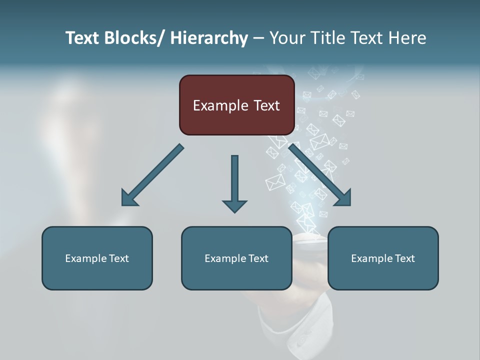 Light Bulb E Mail Globe PowerPoint Template