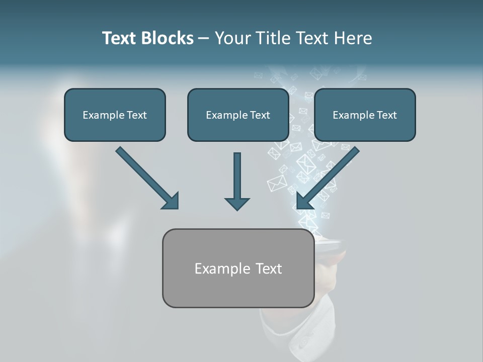 Light Bulb E Mail Globe PowerPoint Template