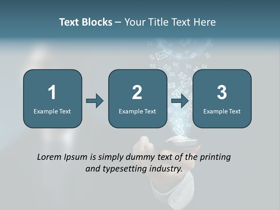 Light Bulb E Mail Globe PowerPoint Template